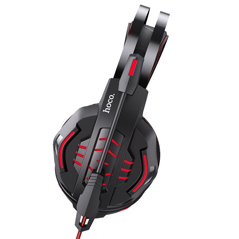 ai nghe chụp đầu GAMING HOCO W102 - jack 3.5 Có Micro, Dây Chống Đứt, Dùng Được Cho Máy Tính Và Điện Thoại Đẹp Hay Bền-Hàng Chính Hãng