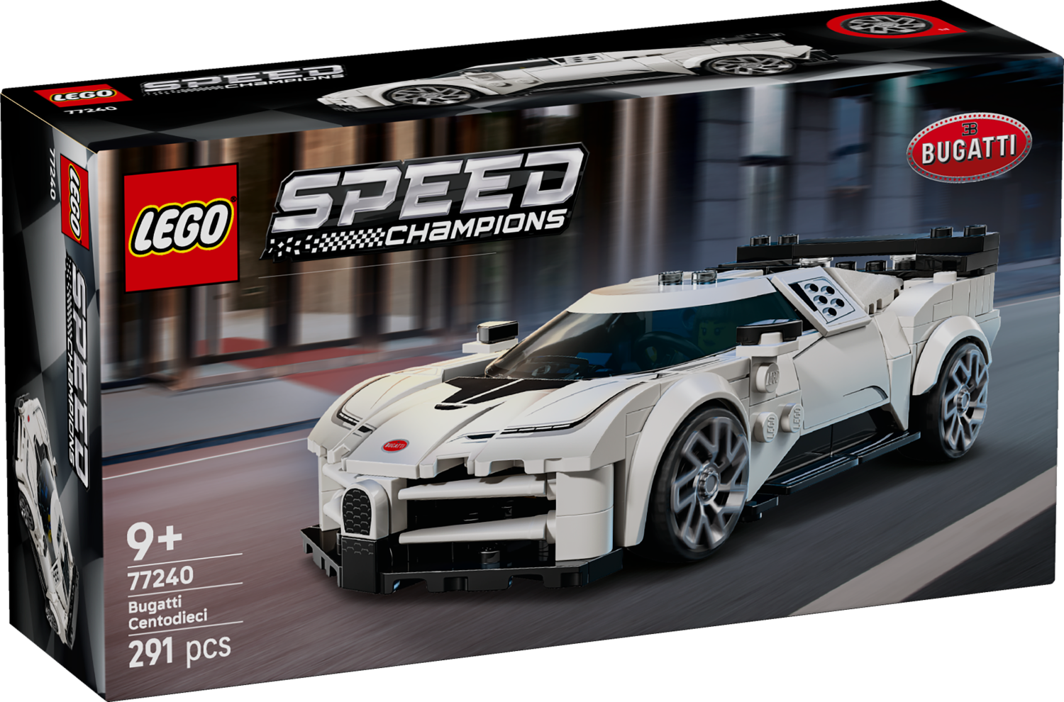 Đồ Chơi Lắp Ráp Siêu Xe Thể Thao Bugatti Centodieci - Lego Speed Champions 77240 (291 Mảnh Ghép)
