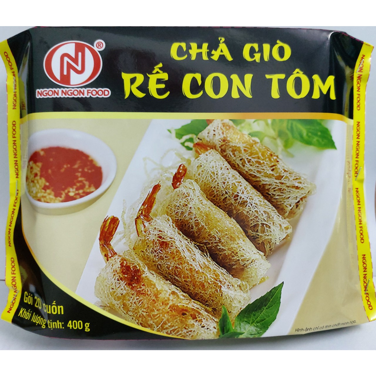 Chả giò rế con tôm