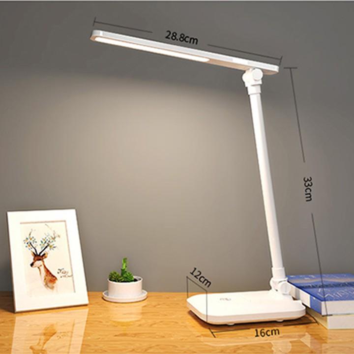 Đèn học led để bàn chống cận 3 chế độ ánh sáng, sạc pin tích điện chống căng thẳng và mệt mỏi mắt, đồ gia dụng FAMAHA