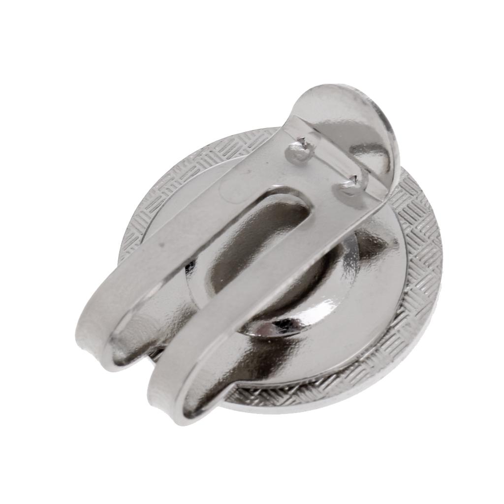 2 Pieces Sturdy Golfer Magnetic Golf Ball Marker Clip On Golf Cap Visor Golf Accessory Gift