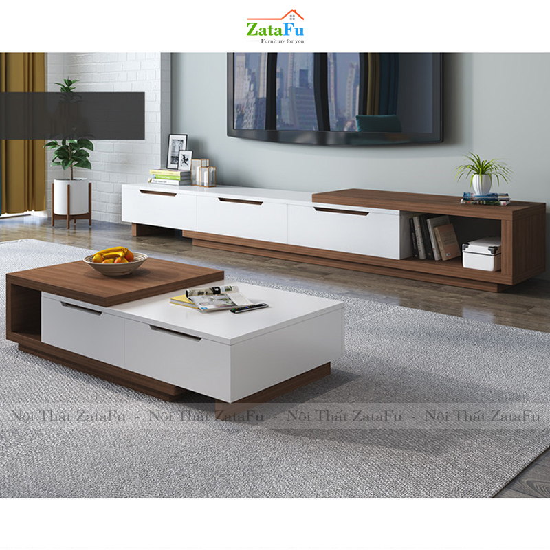 Bàn Trà Sofa Gỗ Ngồi Bệt Phong Cách Sáng Tạo Tùy Chỉnh Kích Thước BSF-15 ZataFu