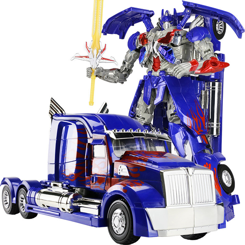 Robot biến hình ôtô Transformer cao 45cm mẫu Optimus Prime 6699-12D