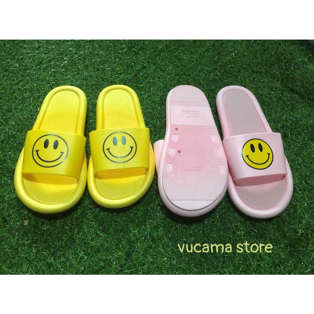 Dép nữ,mẫu dép C01 có họa tiết mặt cười dể thương,size từ 36-41