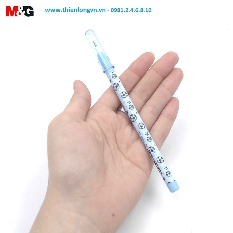 Bút chì khúc HB M&G - AMPQ1674 màu xanh da trời