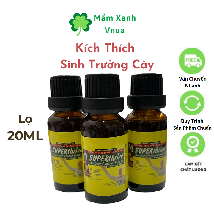 Phân Bón Kích Thích Sinh Trưởng Cây Trồng SUPER THRIVE - 20 ML