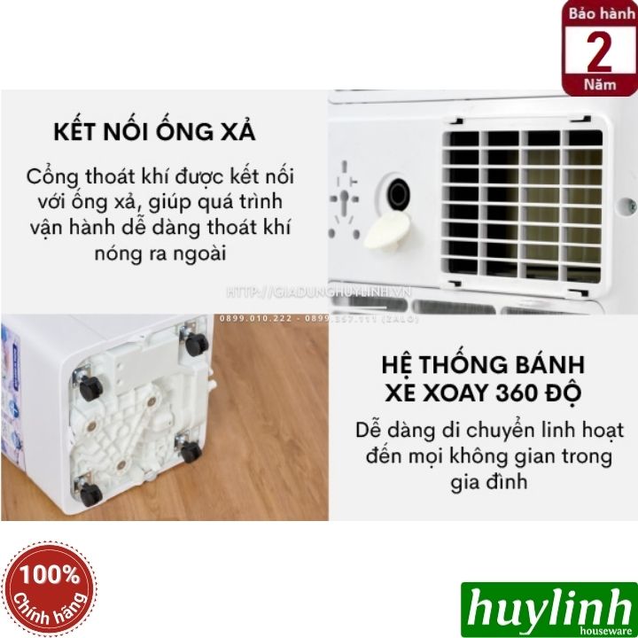 Máy lạnh - điều hoà di động Fujie MPAC10 - Công suất 10000BTU (1HP) [17-22m2] - Máy lạnh mini - Hàng chính hãng