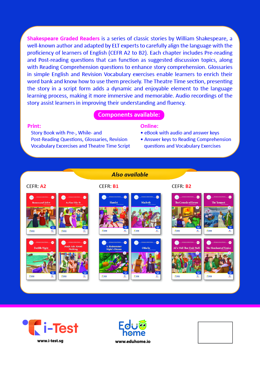 Combo truyện đọc Shakespeare Graded Readers - CEFR B1