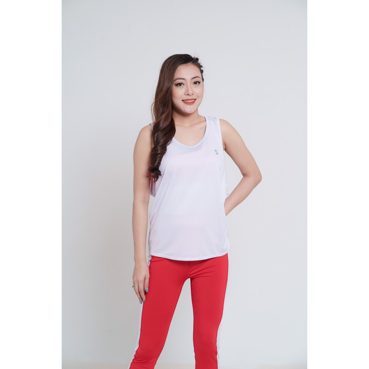 Áo TankTop nữ cá tính, năng động tập gym, yoga, aerobic - AB30024