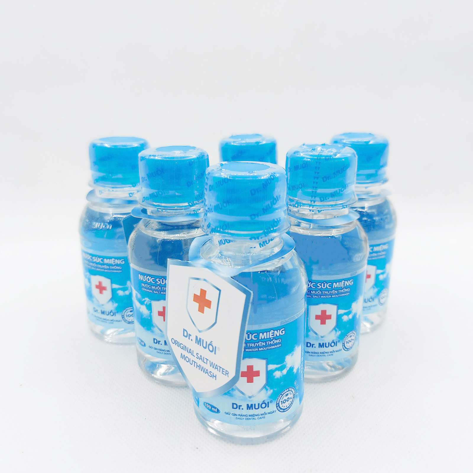 Nước súc miệng Dr. Muối 100ml combo 6 chai