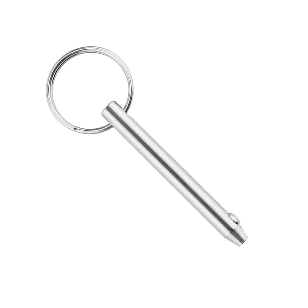 2x Stainless steel 316 quick release 10mm pin Bimini boat pin detent