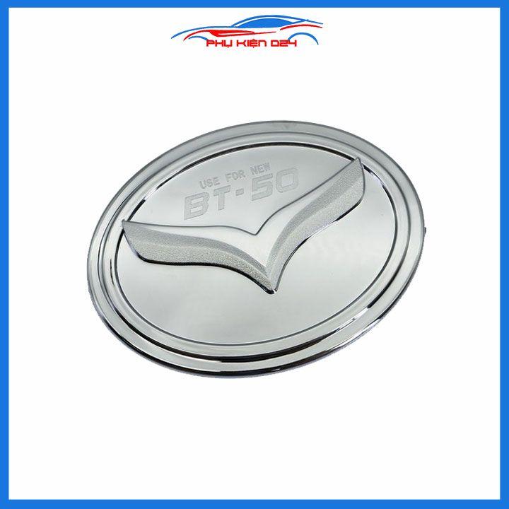 Ốp nắp bình xăng Bt50 2015-2016-2017-2018-2019 mạ crom chống trầy trang trí ô tô