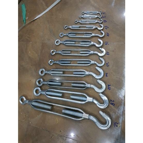 Combo 50 mét dây cáp inox 304 đường kính 1,5mm tặng kèm 10 ốc siết cáp và 5 tăng đơ - capthepgiasi