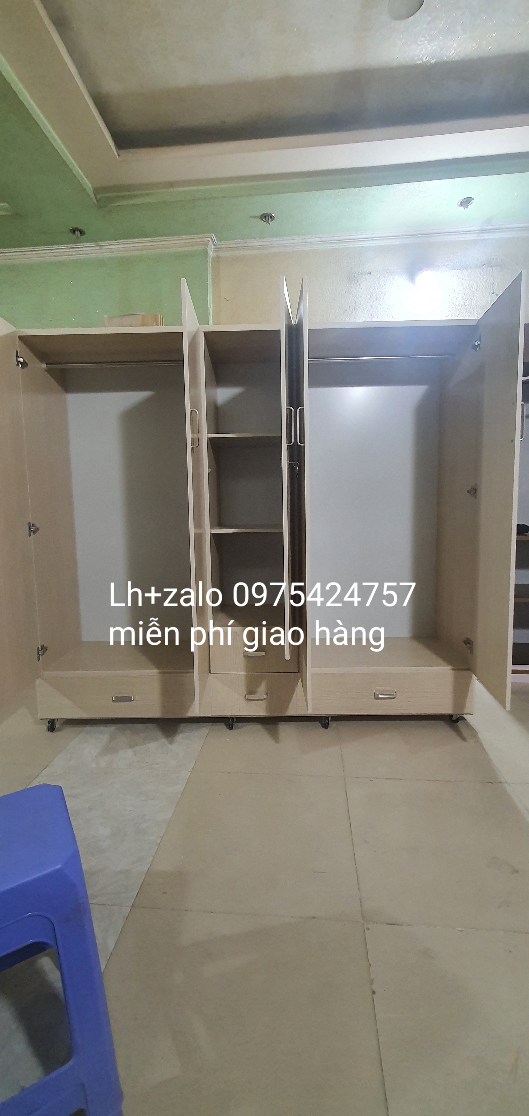 Tủ nhựa đài loan 5 cánh freeship