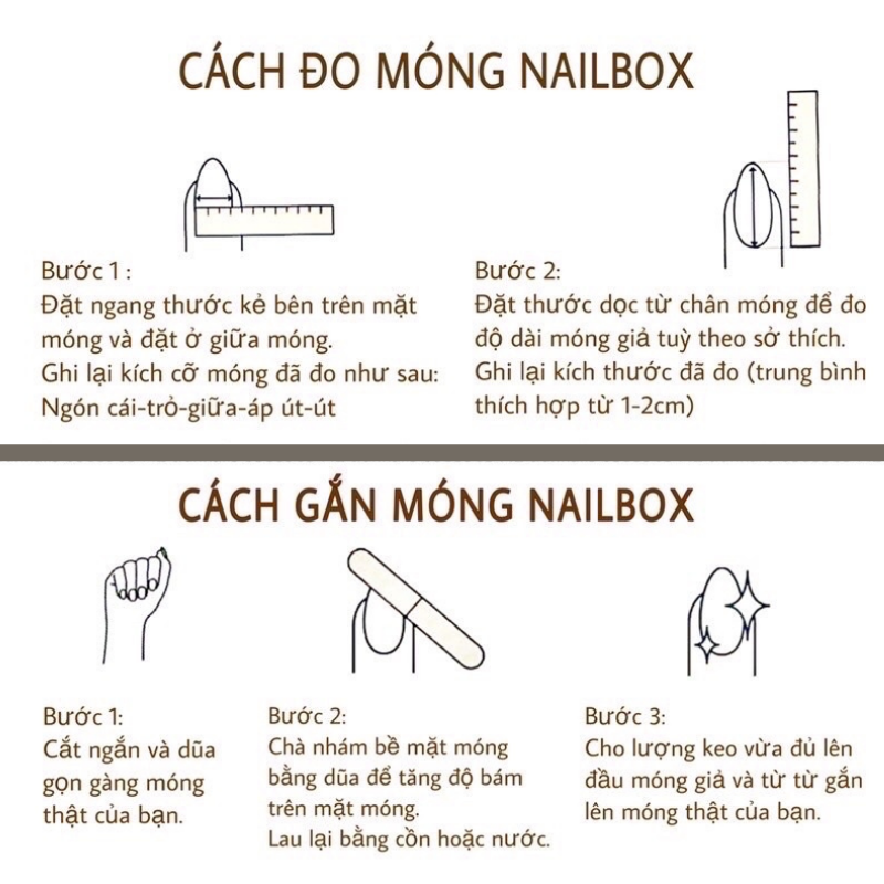 Móng giả gắn nơ mẫu mới xanh biển 24 móng, Móng tay giả kèm keo nổi bật Mẫu T50