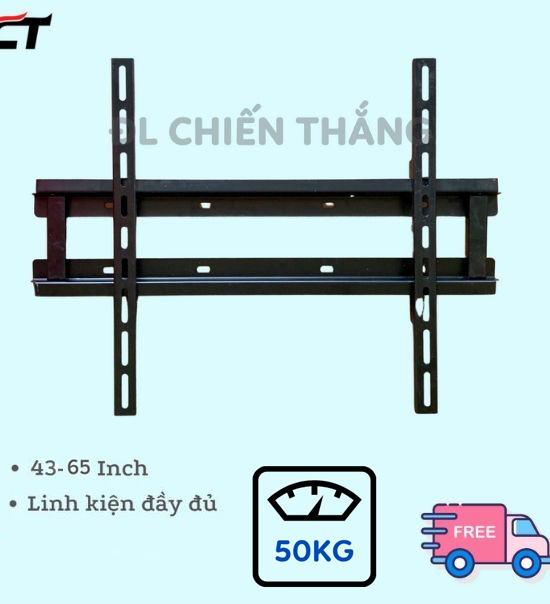 Hình ảnh Khung Treo Tivi 43 - 65 Inch áp tường CP cho tv LCD-LED-PLASMA Cao Cấp - Hàng Chính Hãng