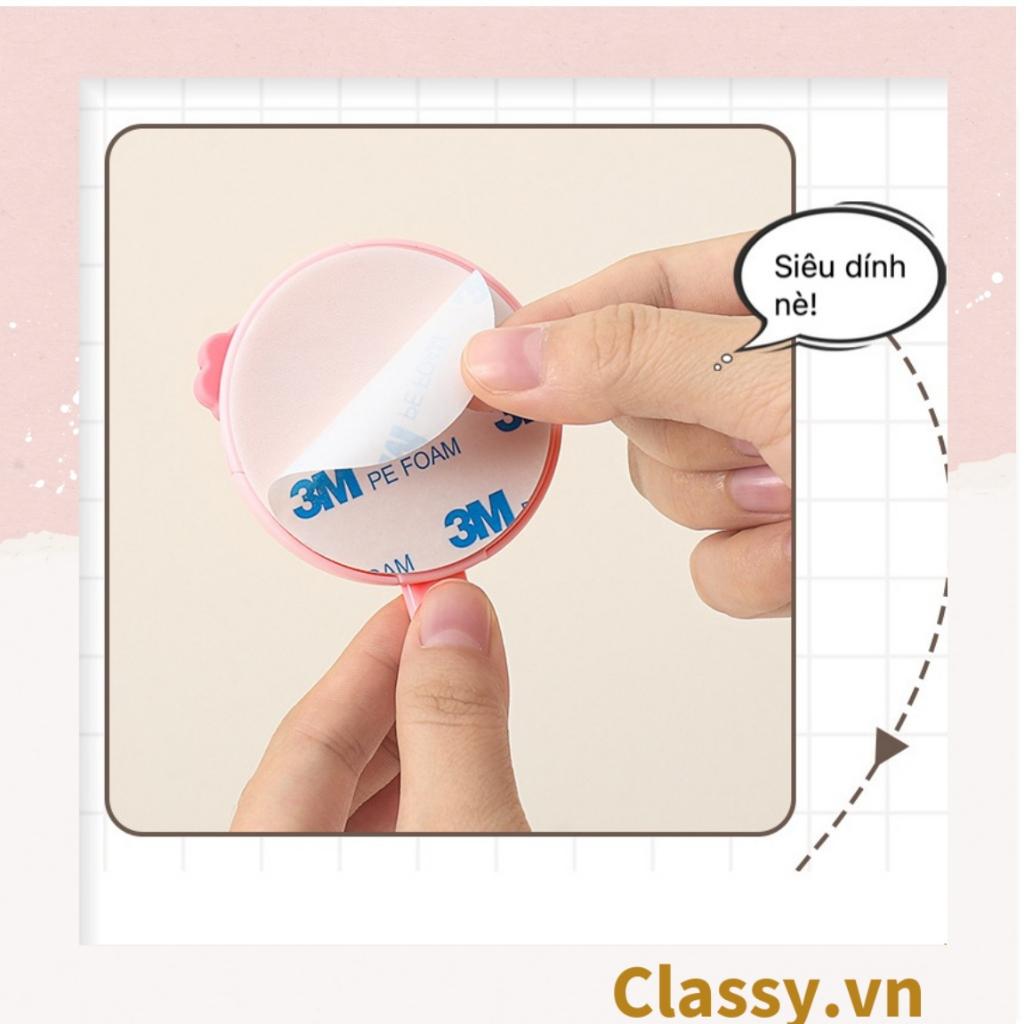 Classy Móc dán tường, móc treo đồ họa tiết dễ thương keo dán 3M chắc chắn, size lớn PK1565