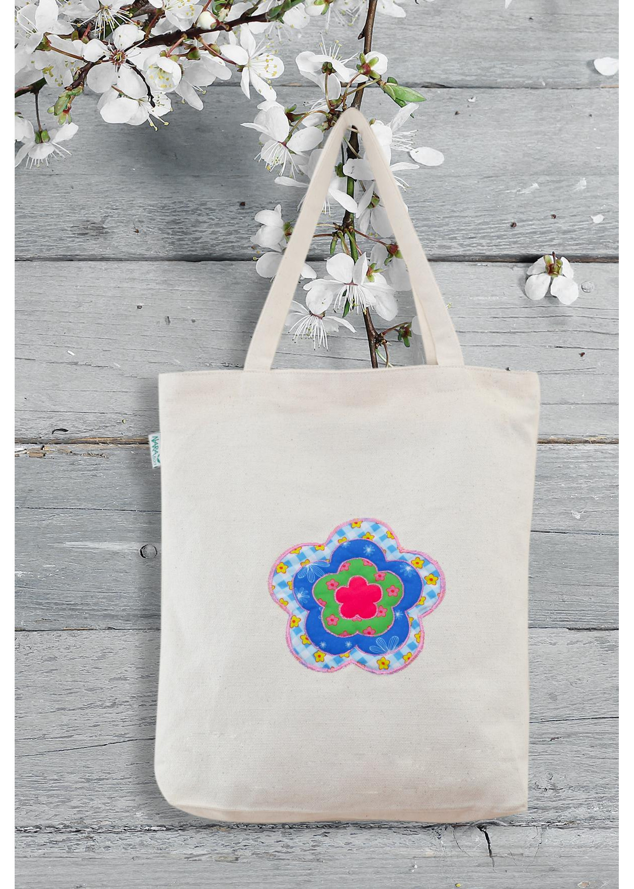 Túi Vải/ Túi Tote Nữ Chất Vải Canvas hoa thêu