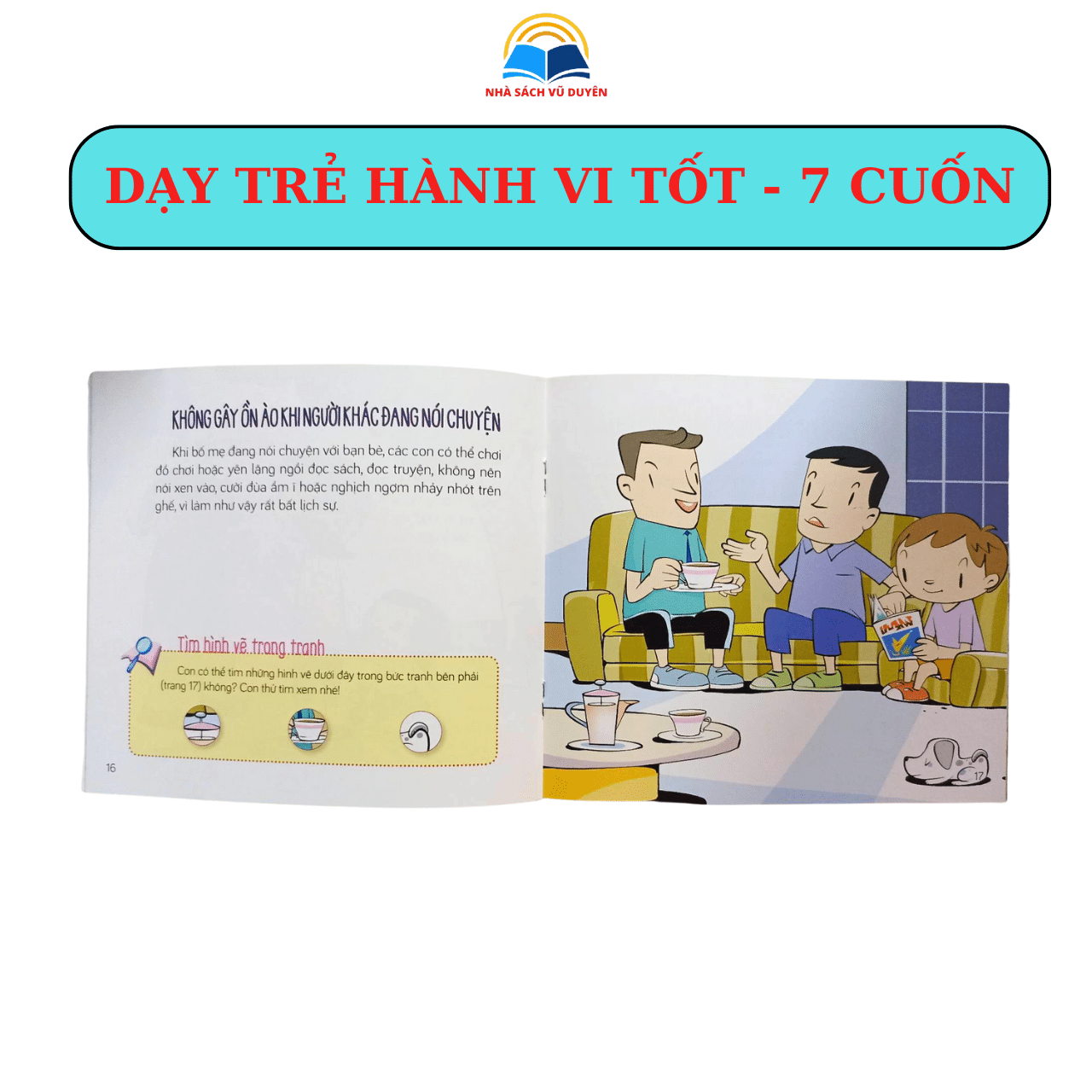 Sách - Dạy Trẻ Hành Vi Tốt  Cho Bé Từ 3-8 Tuổi - Trọn Bộ 7 Cuốn