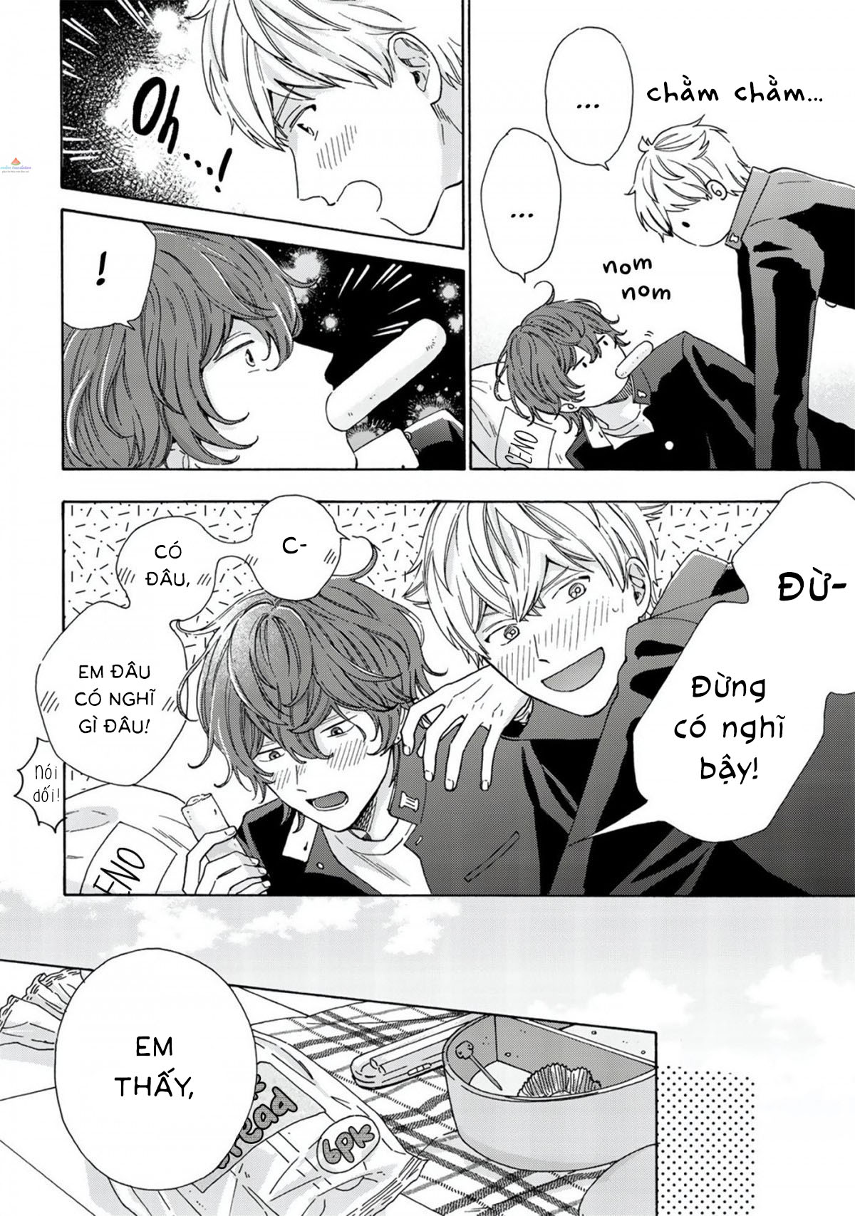 ngôi sao hạng nhất được vẽ bằng nụ hôn chapter 4 11