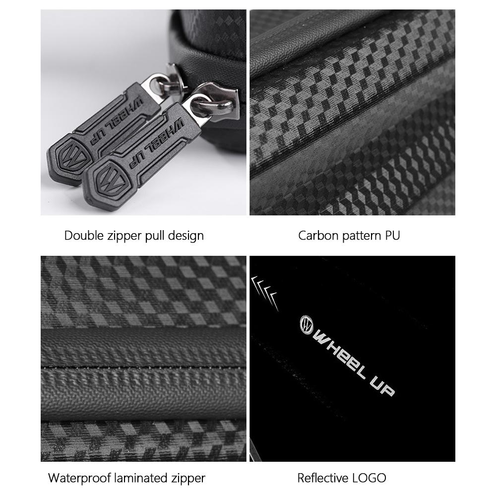 Túi khung trước xe đạpthiết kế hình tam giác Vỏ cứng Vỏ chống thấm Nước