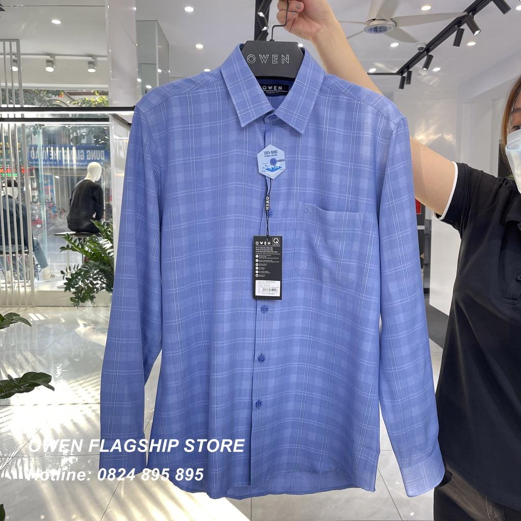 Áo Sơ mi Owen nam dài tay dáng Regular mềm mịn mát Mã AR221051DT