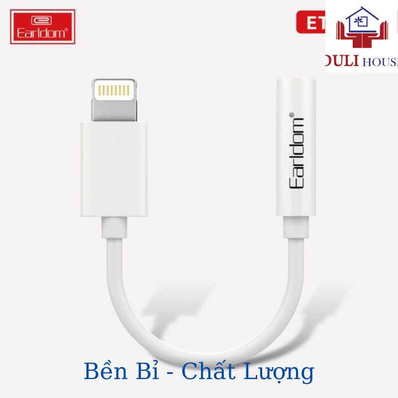 Bộ chuyển đổi Cao cấp từ cổng Lightning sang Jack tai nghe 3.5, dễ dàng sử dụng, nhỏ gọn, dây cáp chắc chắn, dễ dàng mang theo, Hàng chính hãng