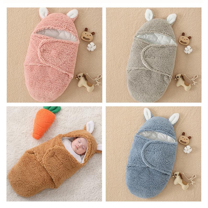 Mềm Mại Cho Bé Sơ Sinh Bọc Chăn Túi Ngủ Cho Bé Bao Da Cho Trẻ Sơ Sinh Sleepsack 100% Cotton Dày Ủ Kén Cho Bé 0-6 Tháng