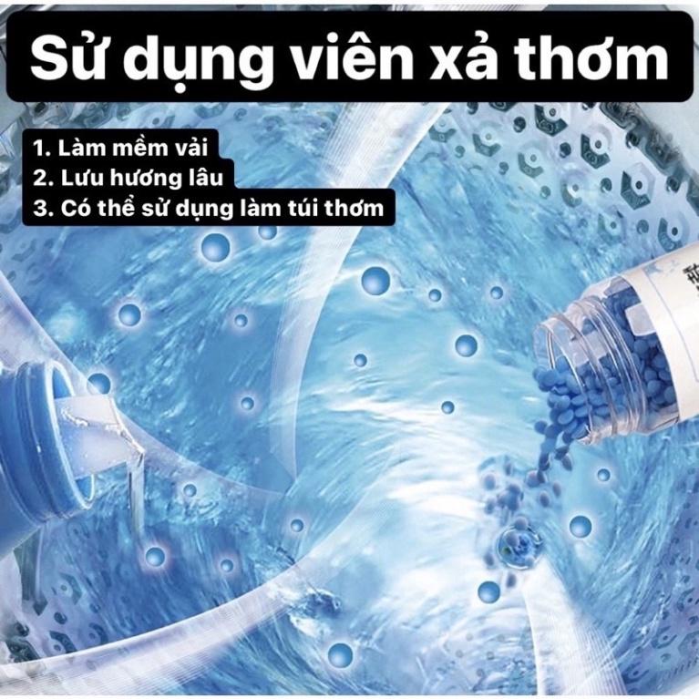 Viên Xả Thơm Quần Áo Nội Địa - Hạt Xả Thơm Làm Mềm Vải Hộp 100g