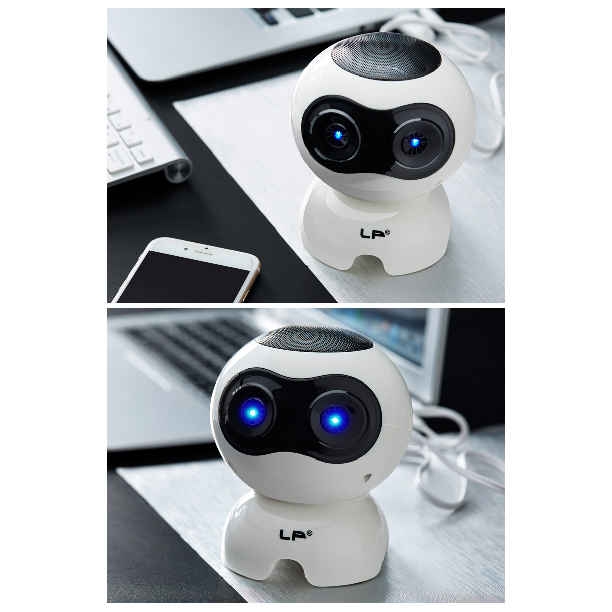 Loa Vi Tính Laptop Để Bàn Loa Nghe Nhạc Mini Q900 Hình Robot Âm Thanh Siêu Trầm Sống Động Hàng Nhập Khẩu