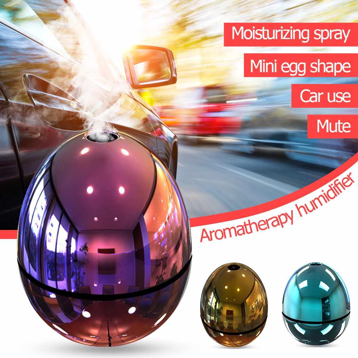 Mới Máy Tạo Độ Ẩm Không Khí USB Điện Di Động Hình Trứng Máy Tạo Ẩm, Phun Sương Mini Sương LED Atomizer Máy Lọc Không Khí Máy Khuếch Tán Tinh Dầu Cho Nhà Xe Phun Sương Tạo Ẩm Hình Ếch Con