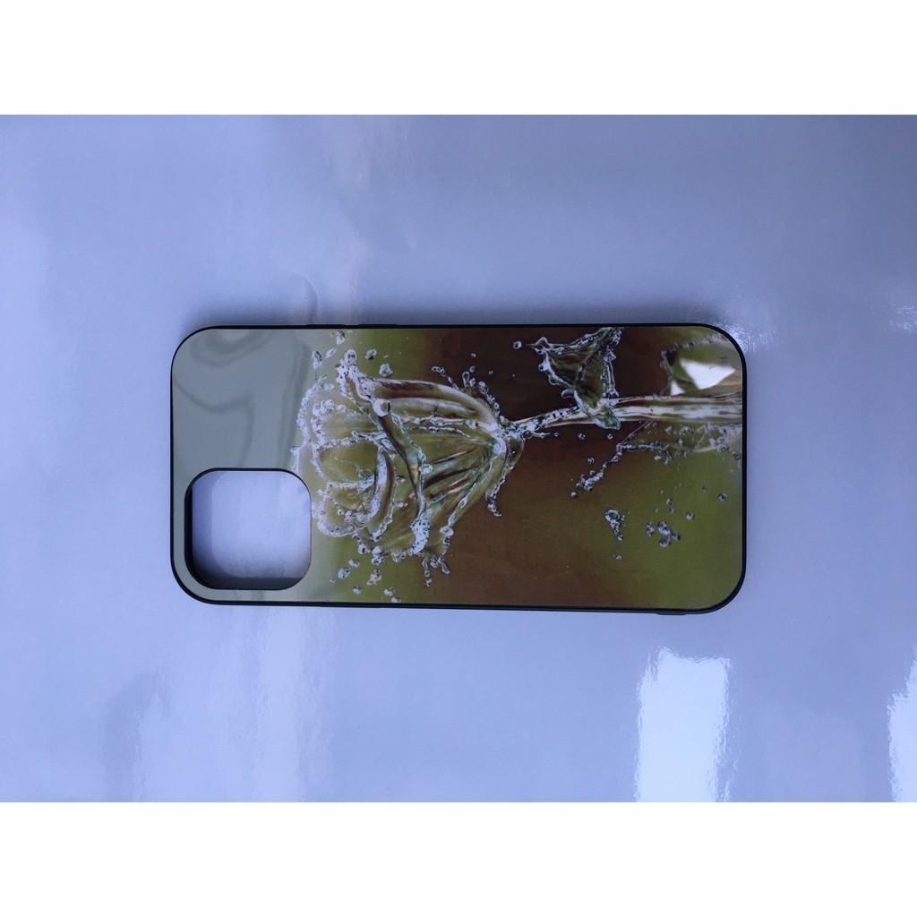 Ốp điện thoại mặt kính cường lực dành cho iphone 12 / 12 pro / 12pro max