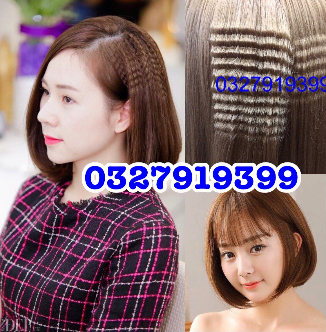 Máy bấm tóc , dập xù thay bản chuyên nghiệp Hàn Quốc