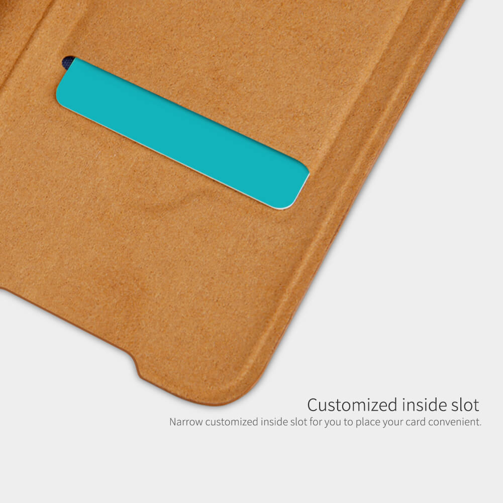 Bao da Leather cho Samsung Galaxy S20 Plus hiệu Nillkin Qin HPK-01  - Hàng chính hãng