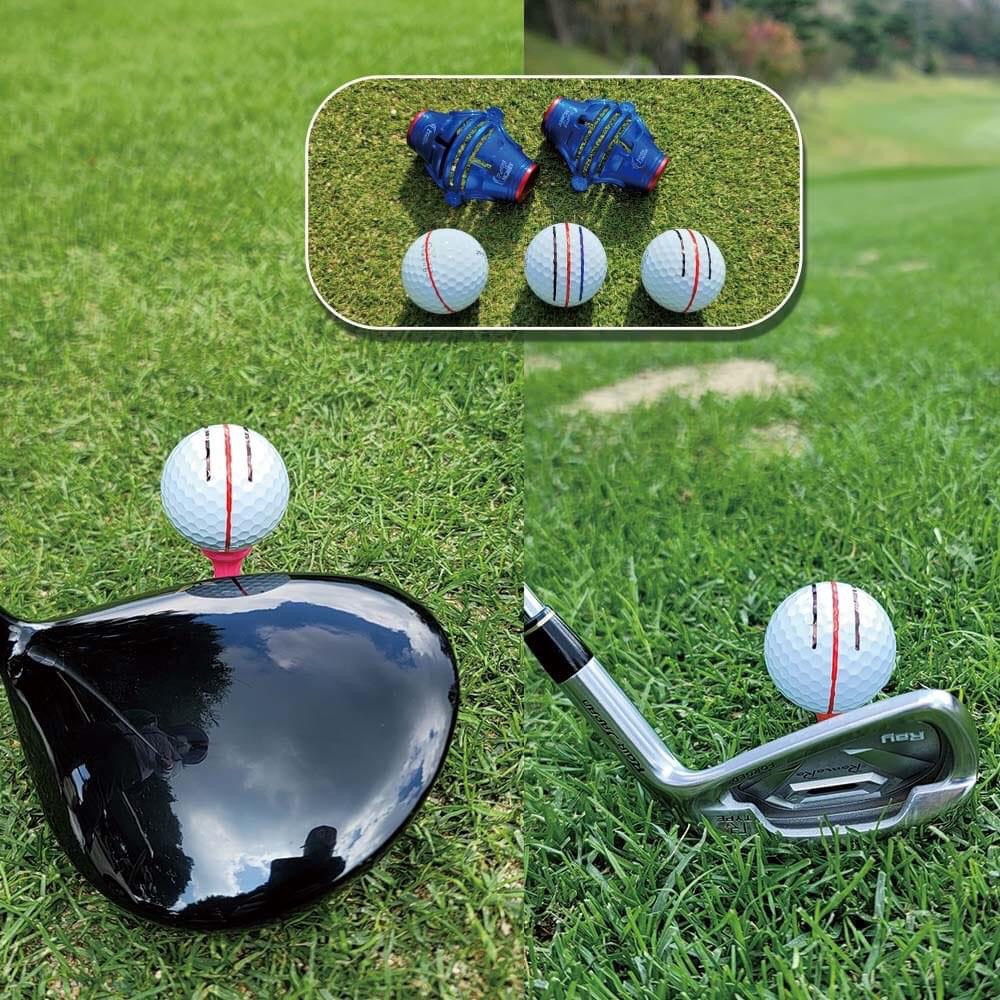 Kẻ line bóng golf 360 độ giúp golfer giảm gậy put trên green