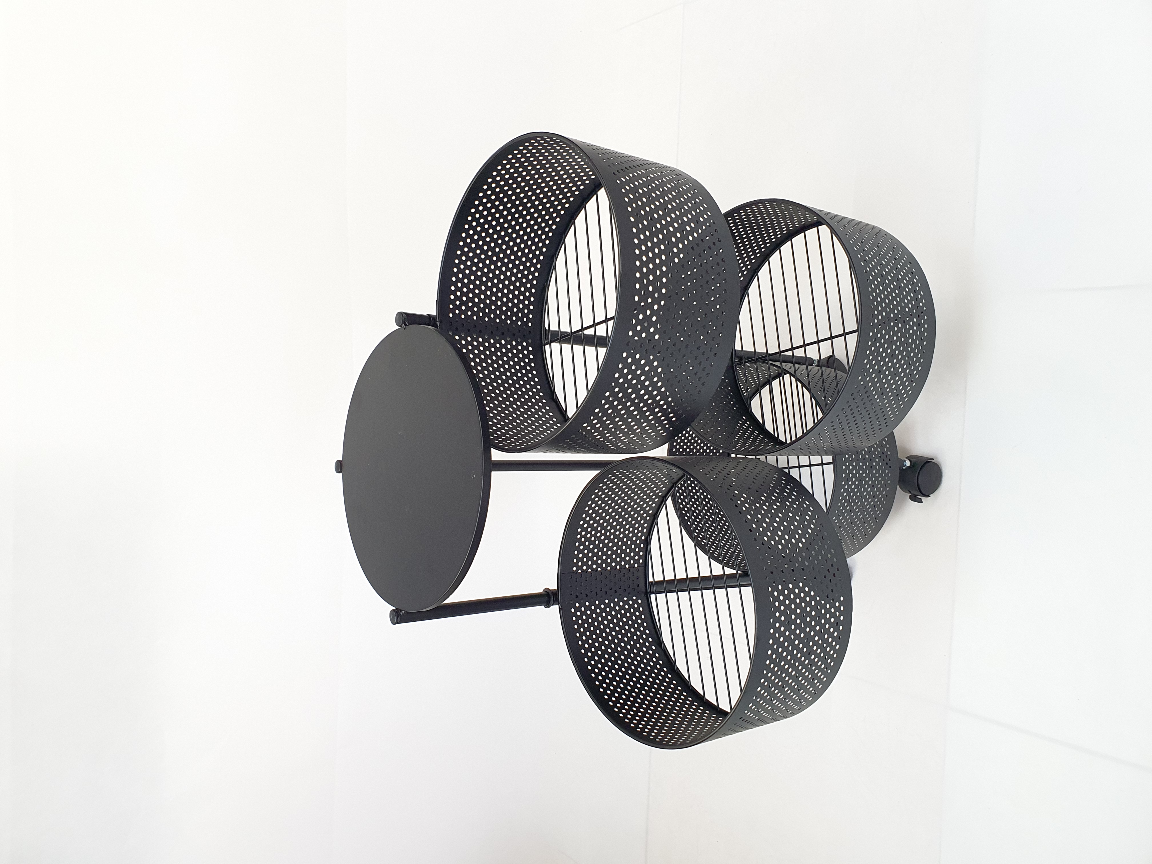 Kệ để đồ đa năng xoay tròn thông minh 4 tầng KEFI GBKX-001