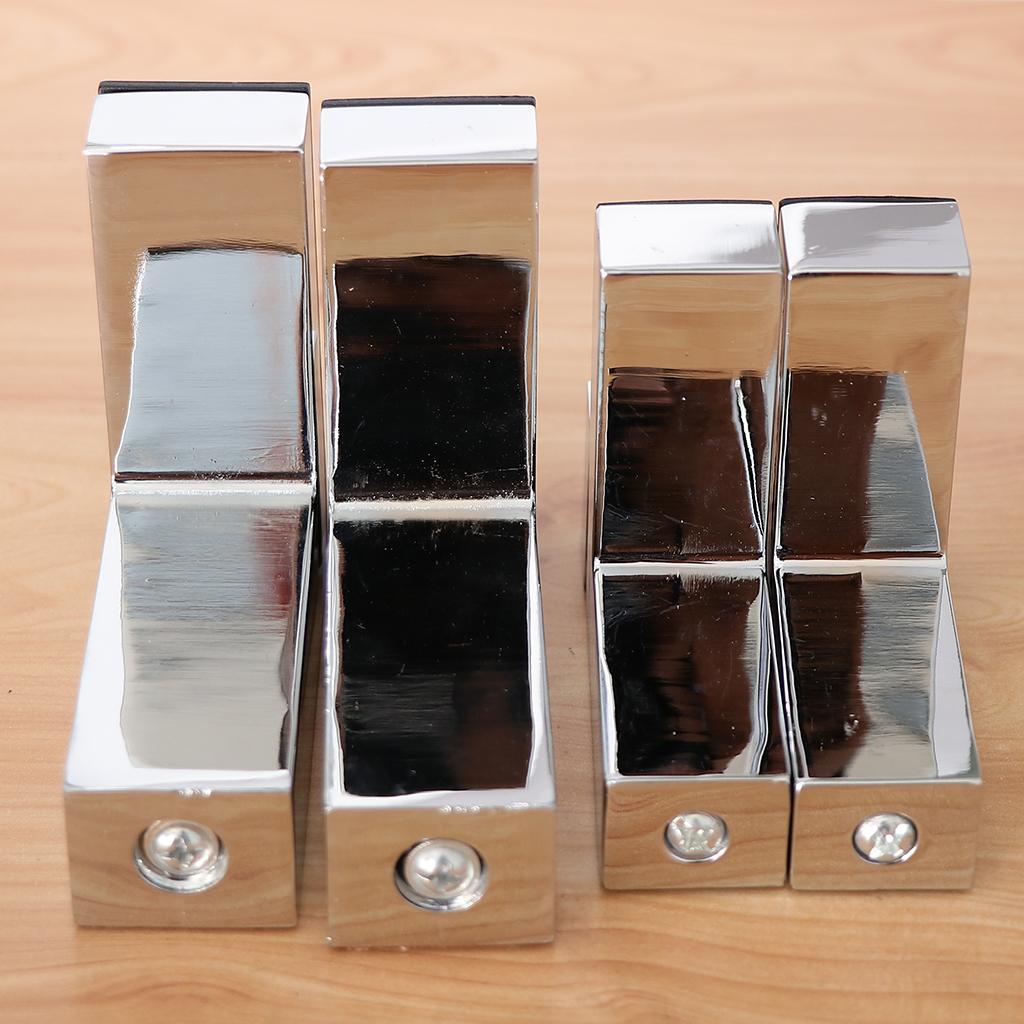 Solid Metal Adjustable Wood/Glass Shelf Bracket Wall Mount Brushed Nickel