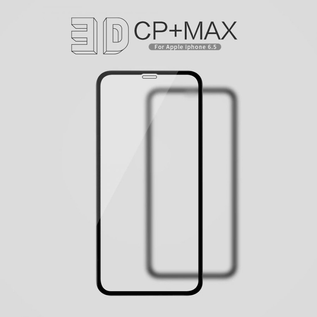 Tấm dán kính cường lực cho iPhone XR full màn hình - Hàng chính hãng Nillkin 3D CP+ MAX