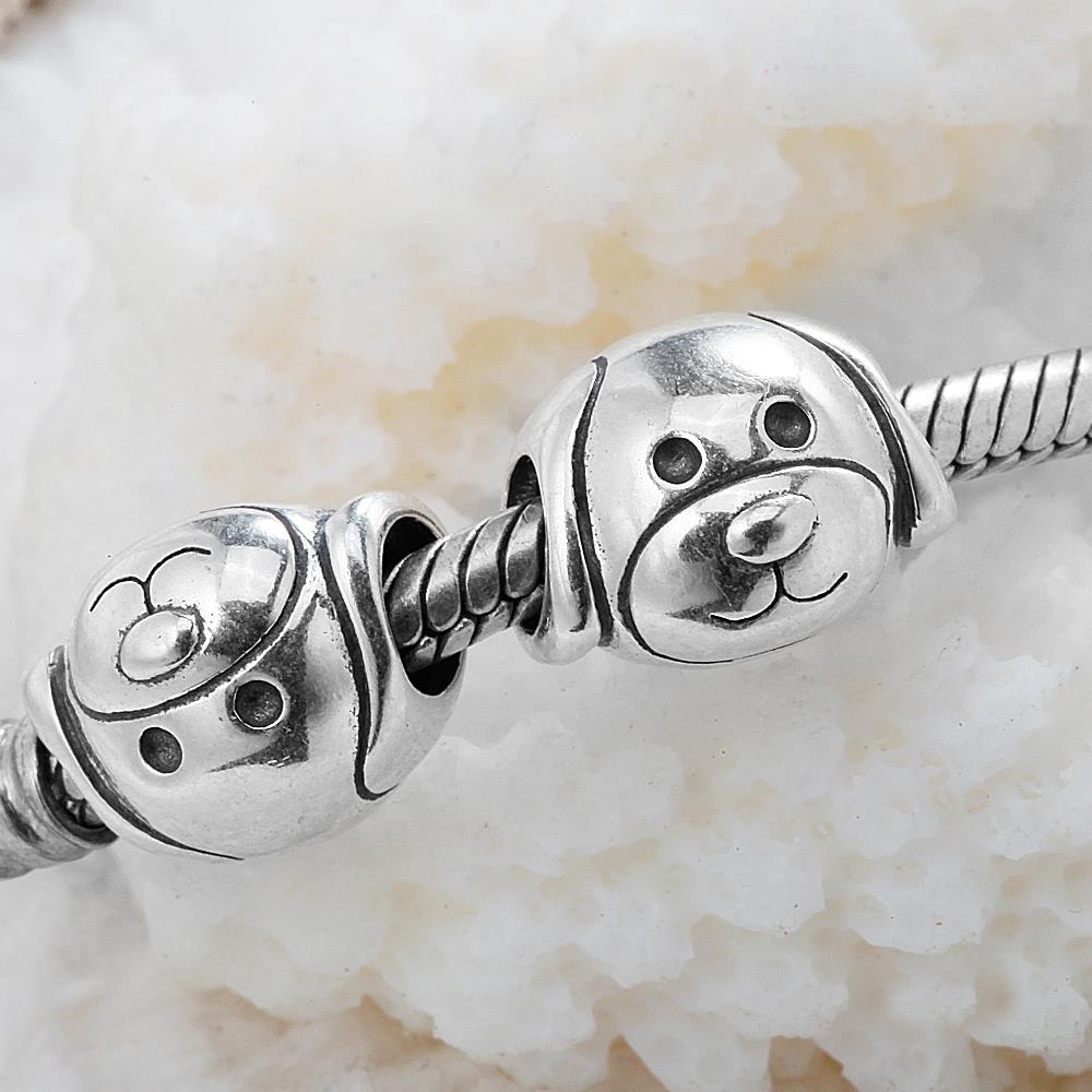 Charm xỏ ngang CXN0053 – Charm bạc S925 dành cho vòng Pan, Soufeel, Bamboer … dùng để mix vòng cổ, vòng tay, vòng bạc tùy ý