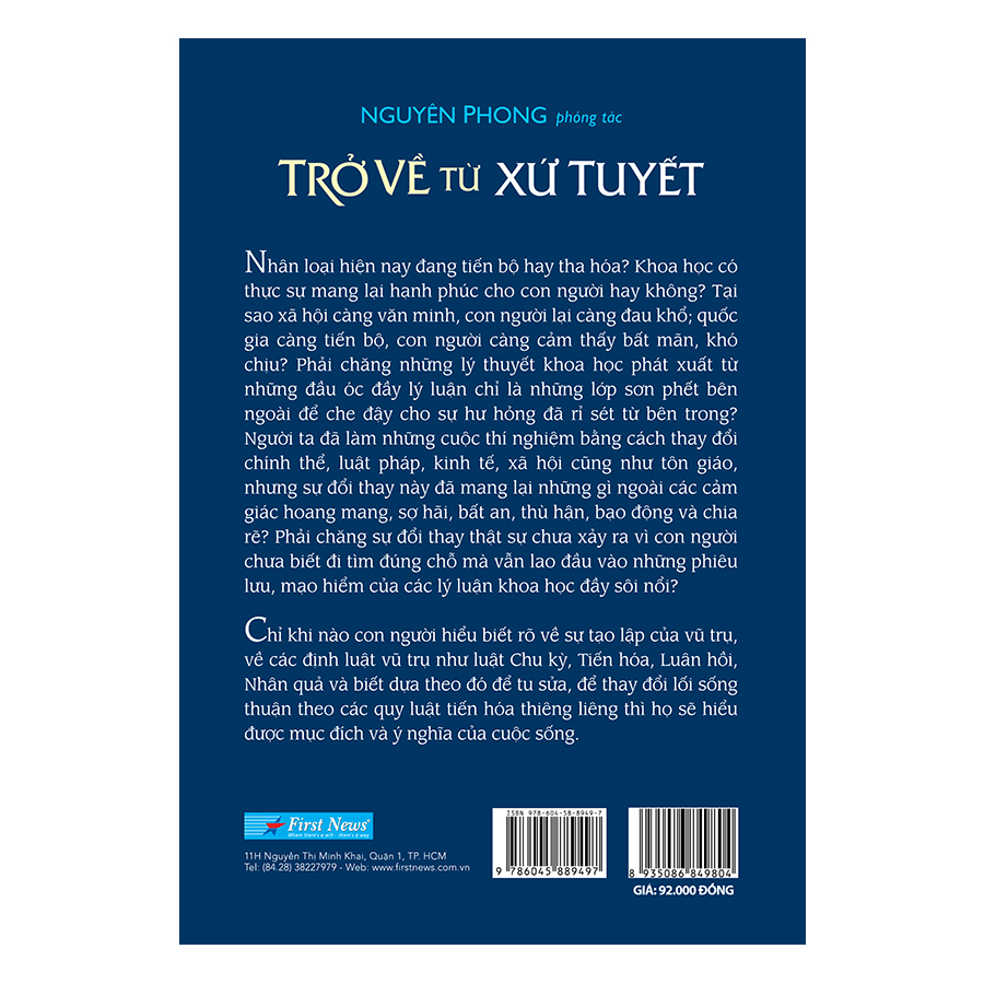 Sách Trở Về Từ Xứ Tuyết (Tái Bản 2019) - Nguyên Phong