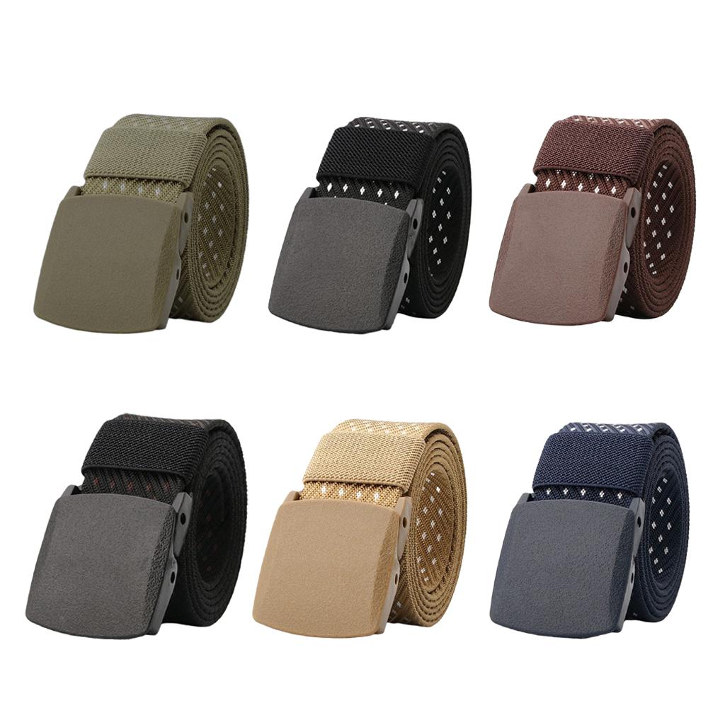 Women Mens Canvas Nylon Waist Belt Strap Casual Waistband