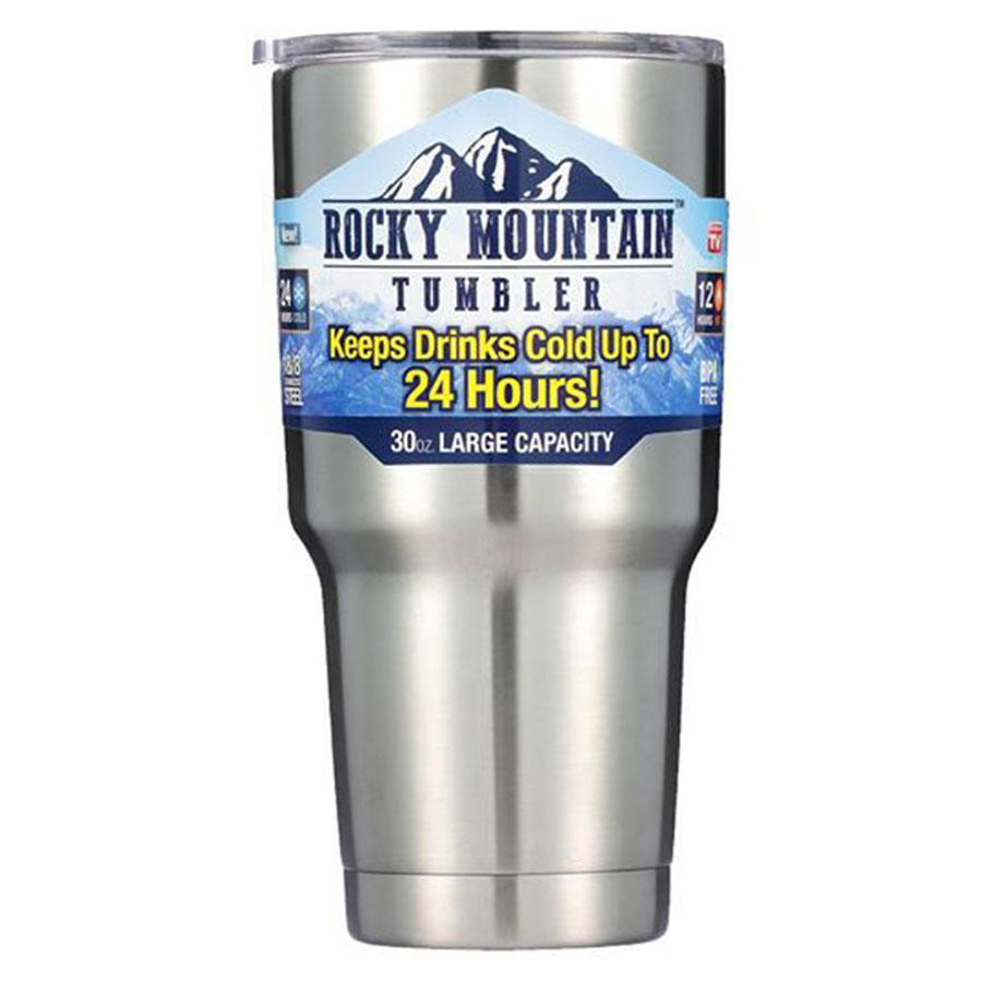 Ly Giữ Nhiệt Rocky Mountain Tumbler - Tặng Kèm Ống Hút Không Gỉ + Nắp + Quai Cầm