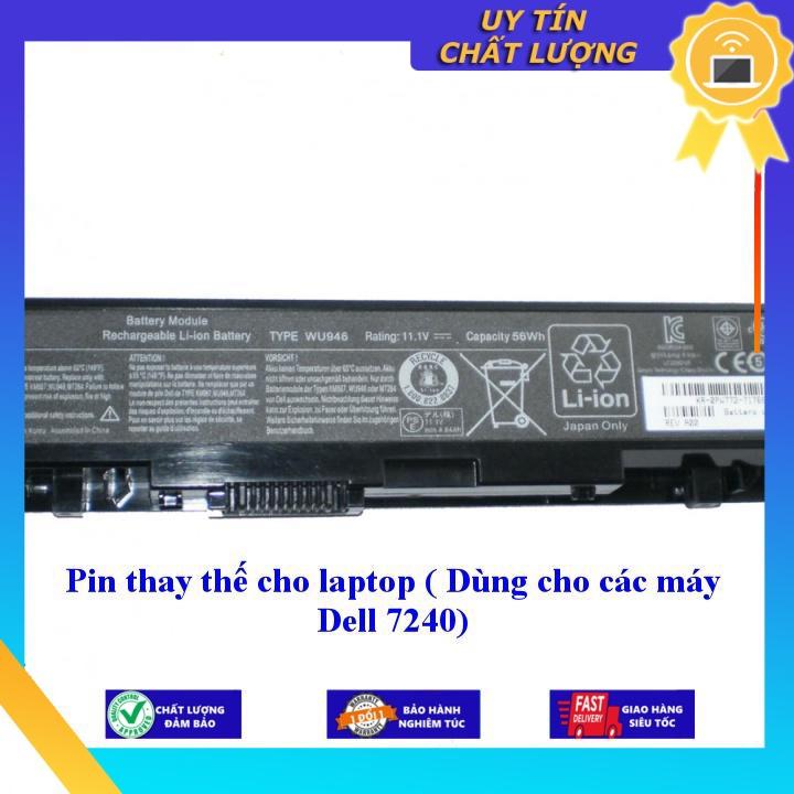 Pin cho laptop Dùng cho các máy Dell 7240 - Hàng Nhập Khẩu New Seal