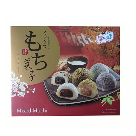 Bánh Mochi tổng hợp Yuki & Love Mixed Mochi 900g (5 hương vị)