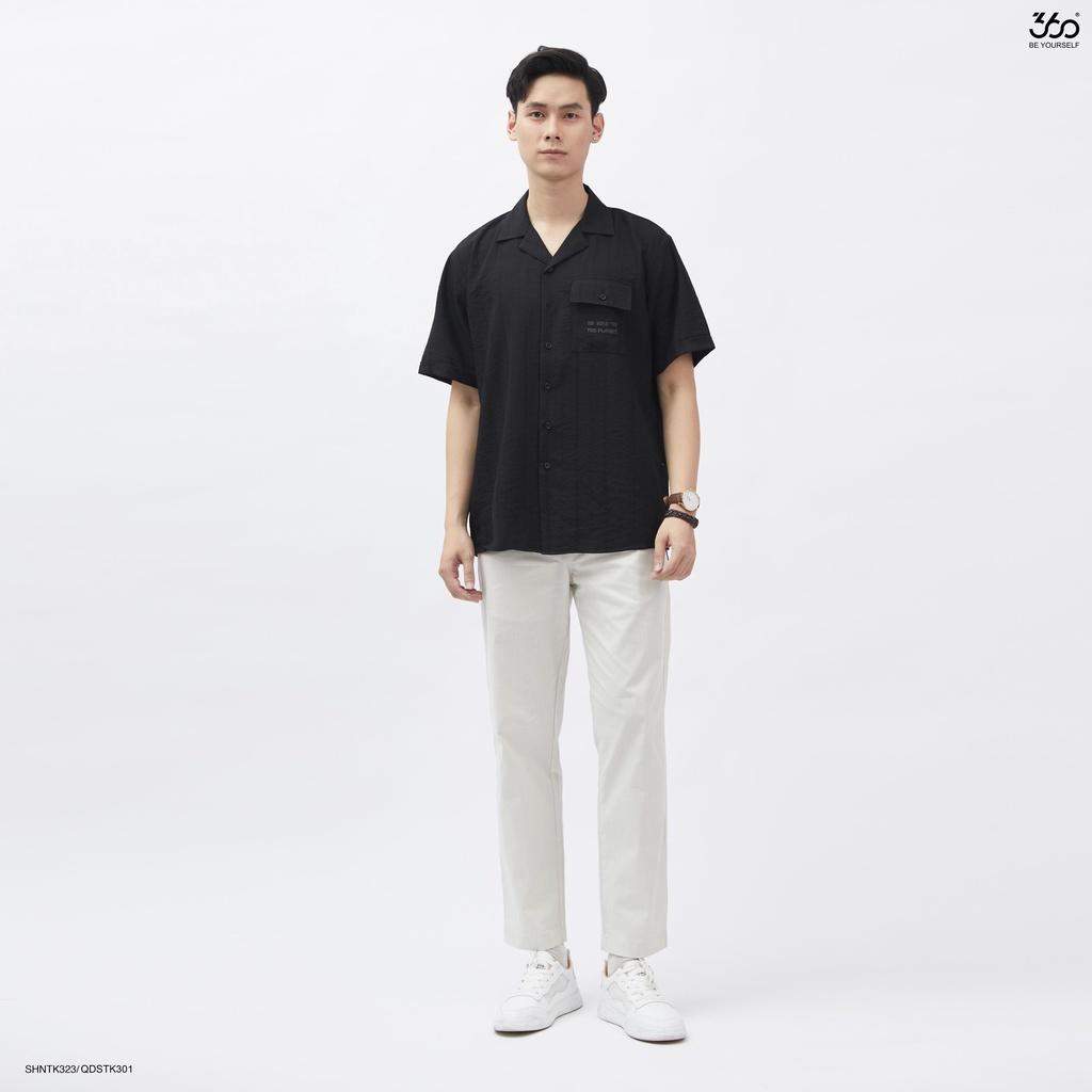 Quần dài cạp chun thương hiệu thời trang nam 360Boutique chất liệu cotton - QDSTK301