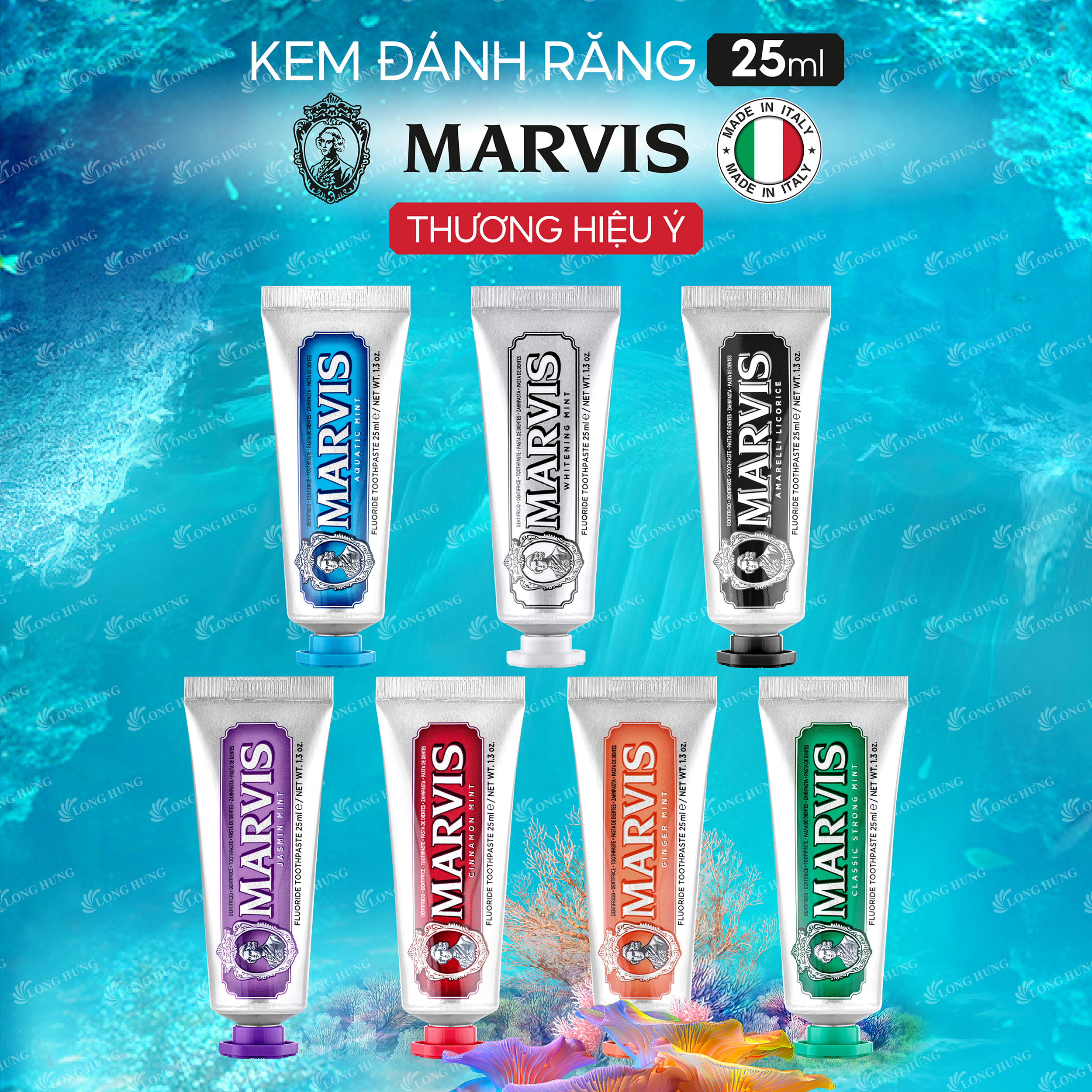 Kem đánh răng Marvis (10ml/25ml) - Hàng chính hãng