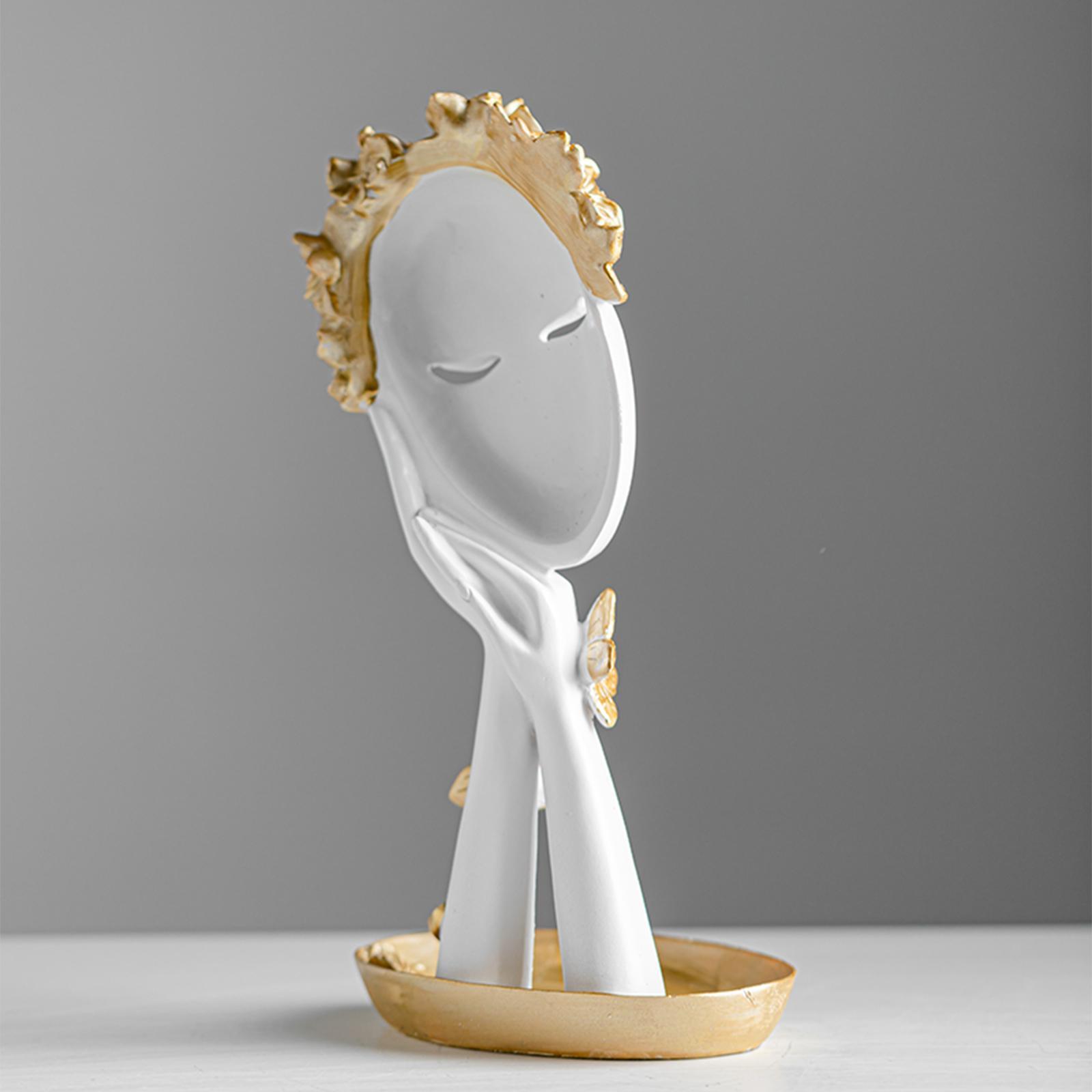 Creative Face Thinker Statue Sculpture Crafts Statue Figurine