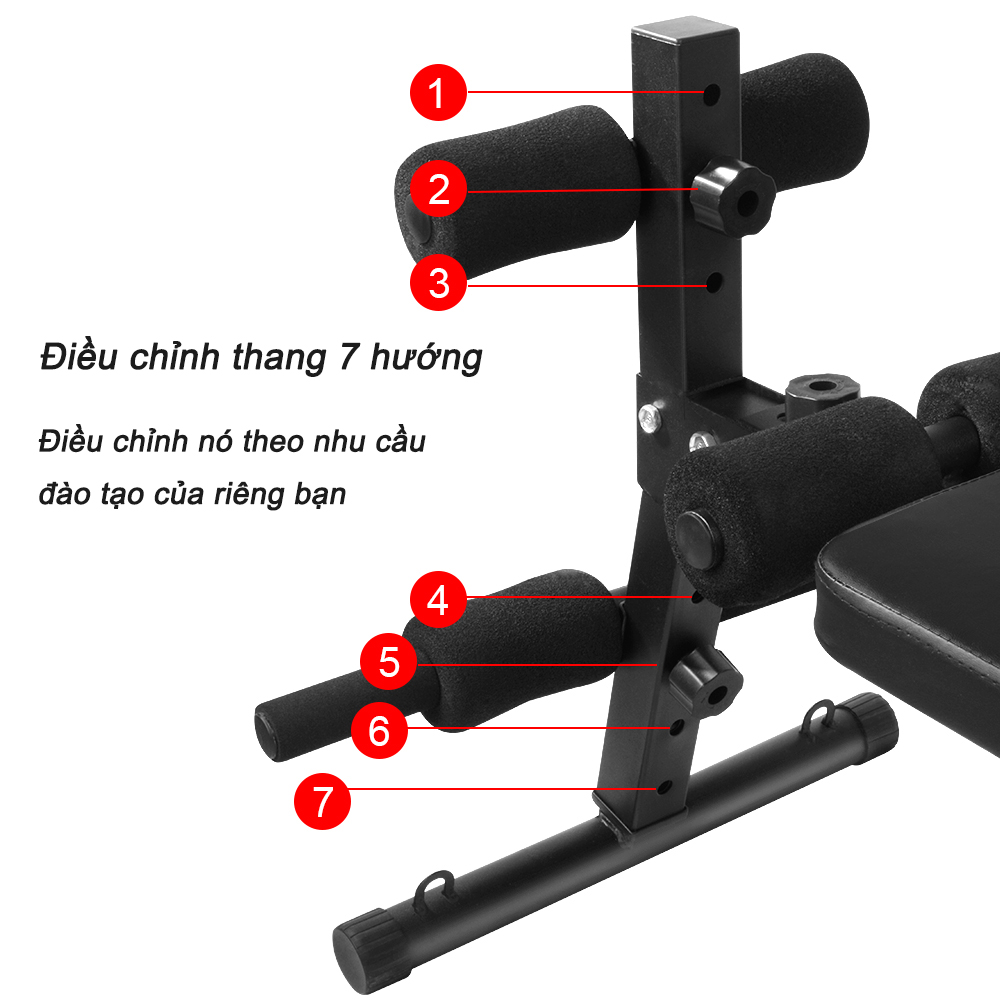 OneTwoFit Ghế tập bụng,máy tập cơ bụng đa năng tại nhà giúp tạo cơ giảm mỡ hiệu quả OT085