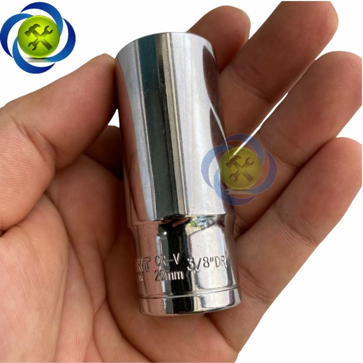 Tuýp 20mm loại 3/8 C-Mart F0293-20 loại 6 cạnh màu trắng 63mm