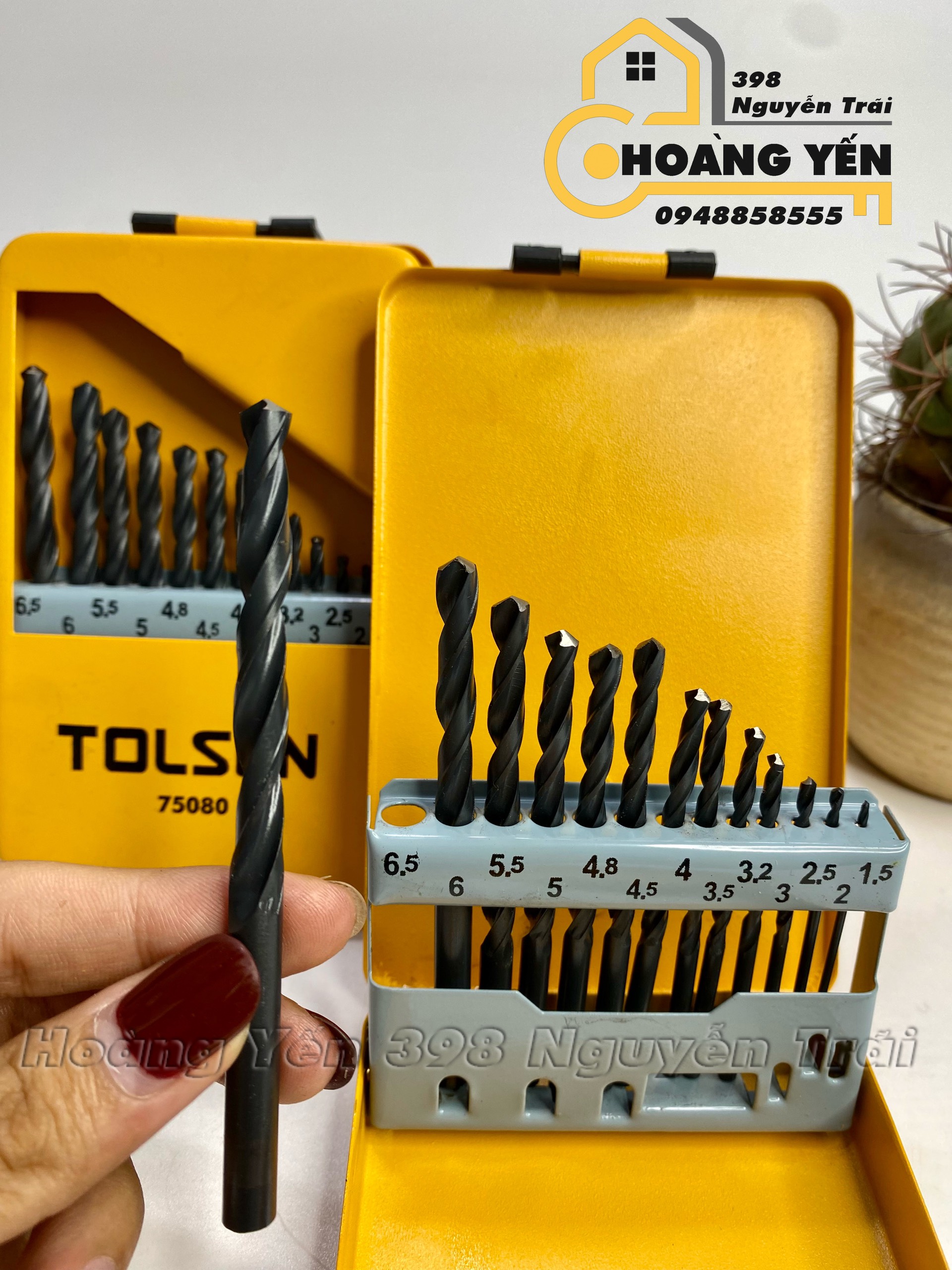 Bộ Mũi Khoan Sắt Tolsen 75081